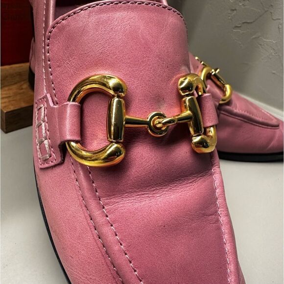 Jeffrey Campbell | Anthropologie | 7.5 | soft pink leather loafers horse bit - Picture 2 of 9